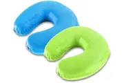 Swosh 2PCE Memory Foam Travel Pillow Assorted Colours Comfortable