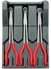 Spark Plug Boot Removal Pliers Extra Long 3Pc. Set T&E Tools TE-205