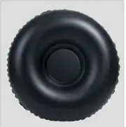 Snow Tube Super Big 47" Inflatable Snow Sled Heavy Duty Snow Tube in Black NEW