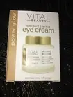 VITAL BEAUTY Brightening Eye Cream Power Glow Vitamin C & Caffeine 1 fl oz New