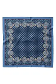 Elizabetta Filippo - Hand Rolled Silk Neckerchief for Men in Navy at Nordstrom One Size