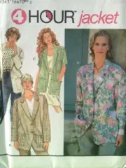Simplicity Sewing Pattern 9443 Ladies Misses Jacket Size 6-12 Uncut