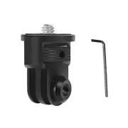 1/4" Screw Tripod Mount Aluminum Adapter 360 Swivel Disc Reinforced for Gopro g