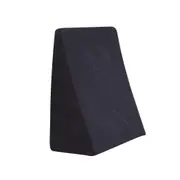 Memory Foam Bed Wedge Pillow Cushion with Cover - Black