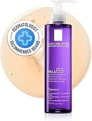 La Roche-Posay Mela B3 Gel Cleanser 200ml, Formulated With Melasyl + Niacinamide + PHA, Anti-Ageing Face Wash For Discolouration, Dark Spots & Post Acne Marks, Oil Free & Soap Free