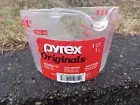 VINTAGE PYREX CLEAR GLASS RED PRINT 1-QT. 4 CUP OPEN HANDLE MEASURING CUP Label