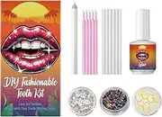 Generic Tooth Artificial Crystal, Charming Teeth Jewelry Kit, Rich Styles Tooth Gems for Beginner