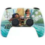 Moana PS5 Controller Skin - Moana and Maui Set Sail