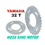 山葉 後齒輪 YAMAHA 32T FORCE1 F1ZR RX KING VEGA JUPITER MX 加密後齒輪