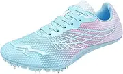 [ZHENSI] Track and Field Shoes Mens Spikes Sprint Shoes Breathable for Running Racing Jumping