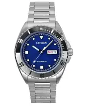 Citizen Sport Stainless Steel Blue Dial Automatic NH7530-52M 100M Mens Watch