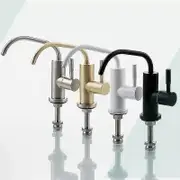 Stainless Steel Kitchen Direct Drinking Water Filter Tap Reverse Osmosis Water Filter Sink Faucet Single Handle Water Purifier Champagne Gold