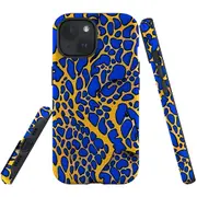 For iPhone 15 Plus Tough Protective Cover, Blue Frog