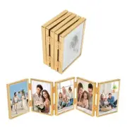 5 Folding Hinged Picture Frame 3.5 x 5'' Folding Picture Frames Foldable Hing...