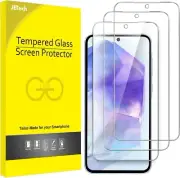 JETech 3-Pack Screen Protector for Samsung Galaxy A55 5G, 9H Tempered Glass
