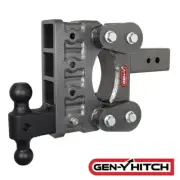 GENY BOSS 21K TorsionFlex 6" Drop Adjustable 3" Hitch Dual Ball 2.4K TW HD Truck