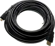 Micro HDMI Male to Standard HDMI Male Adapter Cable Gold Plated 4K 30Hz Full HD 1080p Digital Cord V1.4 (10M)