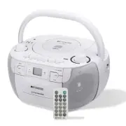 Retekess TR621 CD and Cassette Player Combo Portable Boombox AM FM Radio Tape...