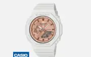 CASIO G-SHOCK GMAS2100MD-7A Pink Gold Dial Analog Digital Women's Watch