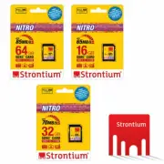 Strontium NITRO UHS-1 16GB 65MB/s 32GB 70MB/s 64GB 85MB/s SD SDHC SDXC Card