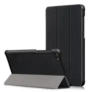 MCC For Lenovo Tab M8 HD FHD 1st 2nd Gen PU Leather Case Cover TB-8505 8" M [Black]