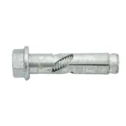 5 X Ramset 12 x 60mm Galvanised DynaBolt Plus Hex Nut Bolt
