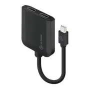 Alogic Mini DisplayPort to Dual DisplayPort 1.2 Adapter Black to 3840x2160@30Hz