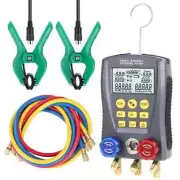 Pressure Gauges Refrigeration Digital Vacuum Pressure Manifold Testers