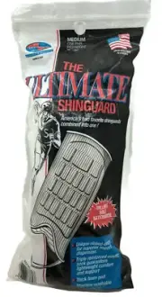 The Ultimate Shinguard Soccer White Size Medium Fits Height 48” -60”