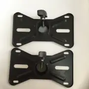 2 Pcs Universal 35mm Metal Mounting Tripod Pole DJ/PA Speaker Adapter Brackets