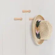 Wooden Hook Door Hanger Hooks for Hanging Coats Decorative Living Room