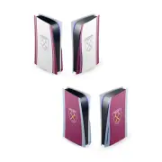 WEST HAM UNITED FC 2023/24 CREST KIT VINYL SKIN SONY PS5 DISC EDITION CONSOLE