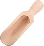 NAMOARLY Salt Spoons Household Tea Scoops Small Wooden Spoon Seasoning Scoops Kitchen Supplies