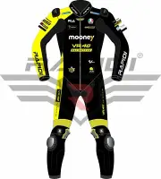 MARCO BEZZECCHI MOONEY VR/46 2022 MODEL MOTOGP MOTORBIKE LEATHER RACING SUIT