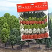 Busch 9769 - 1/87/H0 65 Deciduous Trees And Fir Trees - New