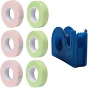 NOLITOY 7pcs Eyelash Tape Cutting Tool for False Lashes Easy Peel Adhesive Eyelash Tapes for