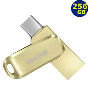 SanDisk 256GB 256G 金 Ultra luxe TYPE-C SDDDC4-256G USB 雙用隨身碟