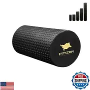 FitNation Foam Roller – High-Density Foam Muscle Roller – Textured Foam Rolle