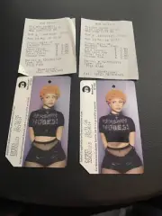 Ice Spice MetroCard (Set Of 2) NYC Subway MTA Y2K COMES WITH RECEIPTS