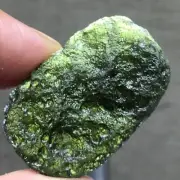 54Ct Moldavite Genuine Raw Moldavite Crystal from Czech Republic PICcertificate