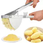 Potato Ricer Stainless Steel Potato Masher Heavy Duty Potato Ricer Masher for Ba