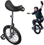 20 Inch Unicycle Exercise Bike for Kids/Adults, Aluminum Rim Unicycle Single Wheel Bike Cycling Outdoor Sports Fitness, Best Birthday Gift Durable TDF