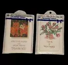 Vintage Thank You Cards Kmart Envelopes Case Stationery Decorated Notes NIP NOS