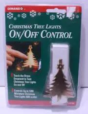 Dimango Christmas Tree Lights Brass ON/OFF Touch Control Switch Ornament New