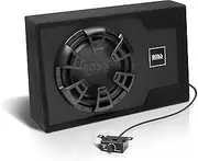BOSS Audio Systems B12ES 12 Inch Powered Car Subwoofer Package - 1200 High Output, Built-in Amplifier, Low Profile, Remote Subwoofer Control (16 ft Cable)