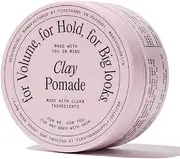 Firsthand Supply Clay Pomade - Clean & Non-toxic Hair Care Ingredients - Long Lasting & Easy to Restyle - 3oz (88ml)