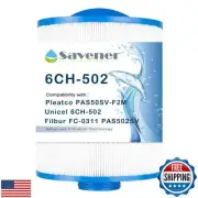 Savener PAS50SV-F2M Replaces Artesian Spa Filter,Compatible with Unicel 6CH-5