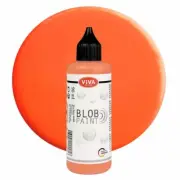 Viva Decor Blob Paint Neon Orange 90ml - 2wards Polymer Clay & Crafts