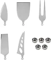 Charcuterie Board Resin Knife Base Handle Mold Collection,3Pcs Handle with 5Pcs Blade Resin Casting Mold for DIY Cutlery Handle Epoxy Resin Mold (5PCS Tableware)