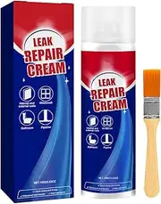 Liquid Wall Crack Sealer, Waterproof Sealant Spray, Quick Dry Spray with Brush, Long Lasting Coating for Window Frame Bathroom Concrete Gutter Leak Repair, 100ml Bottle
